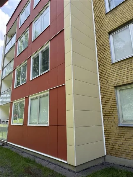 Fasadtvätt – HSB Hyresfastighet efter