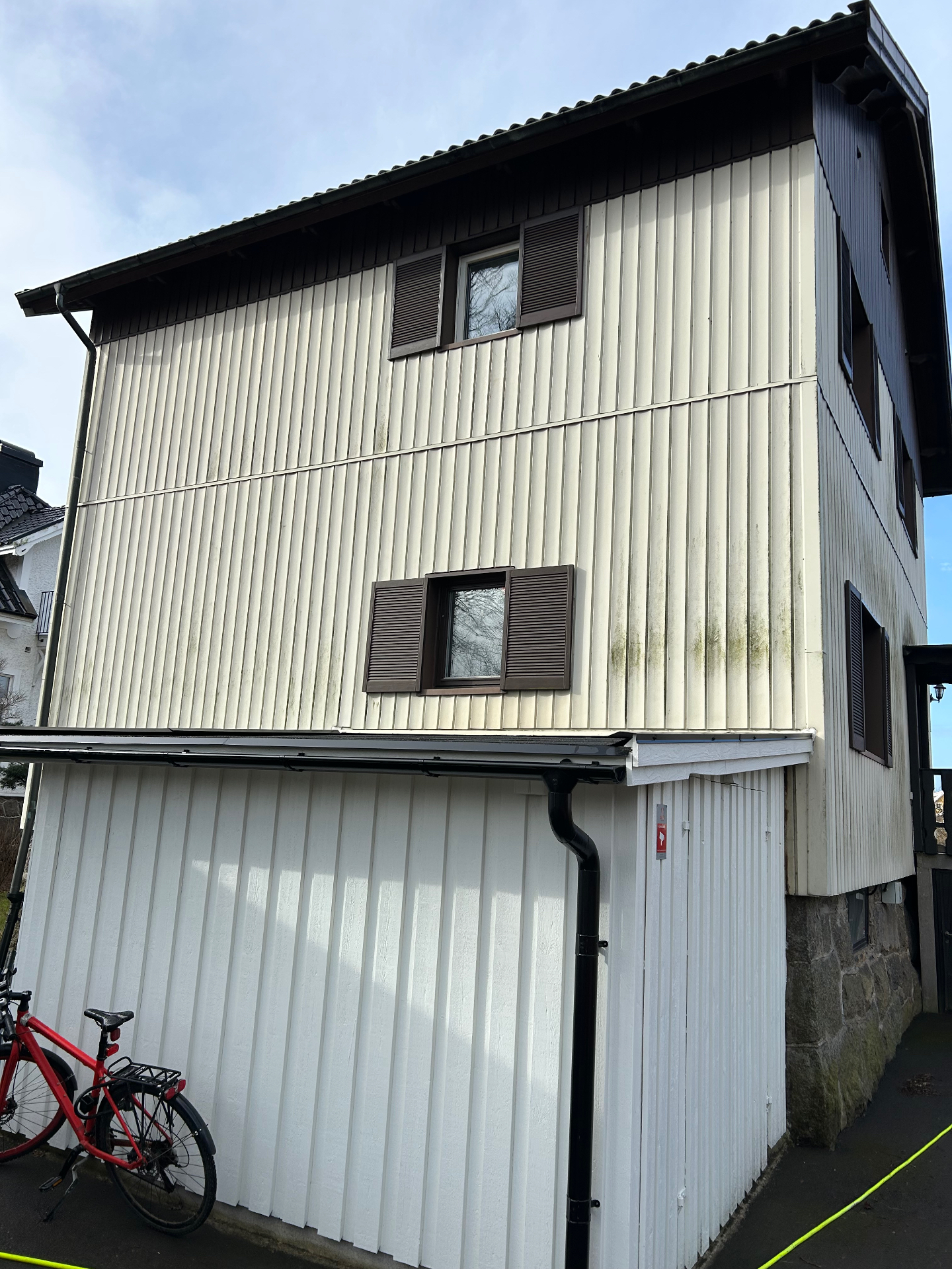 Fasadtvätt – Villa i Göteborg efter (1)