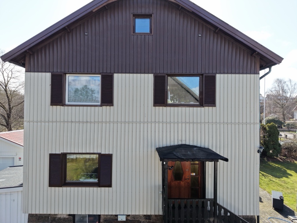 Fasadtvätt – Villa i Göteborg efter (2)