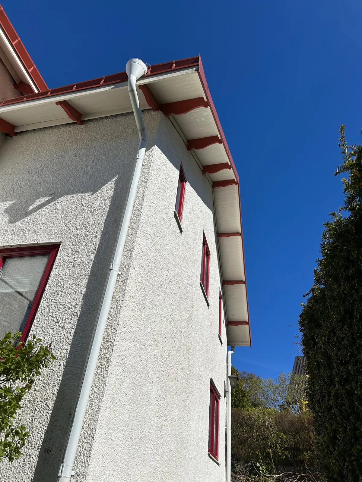 Vindskivetvätt – Villa i Göteborg efter